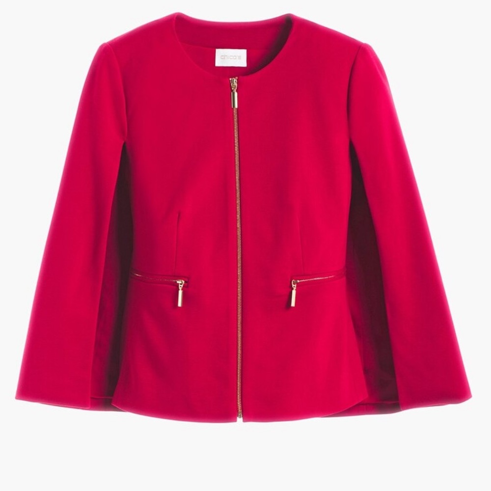 Chicos Cape Blazer Jacket